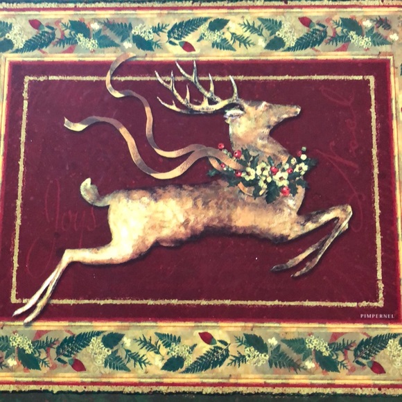 Pimpernel Holiday Pimpernel Christmas Placemats Set Of 8 Poshmark